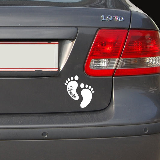 Baby Fußabdrücke Autosticker