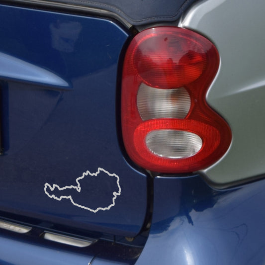 Österreich Landkarte Autosticker