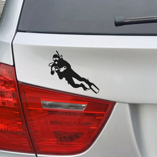 Taucher Autosticker