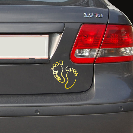 Baby Füße Autosticker