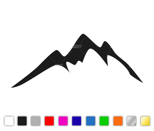 Berge Autosticker