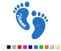 Baby Fußabdrücke Autosticker