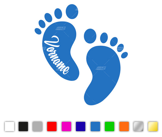Baby Fußabdrücke Autosticker