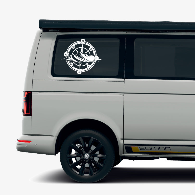 Kompass Navigator Autosticker