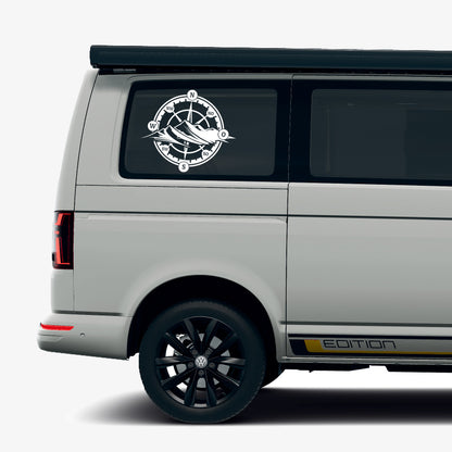 Kompass Navigator Autosticker