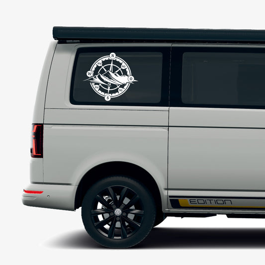 Kompass Navigator Autosticker