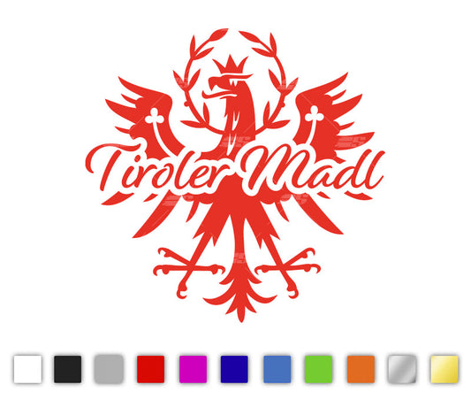 A liab´s Tiroler Madl Autosticker