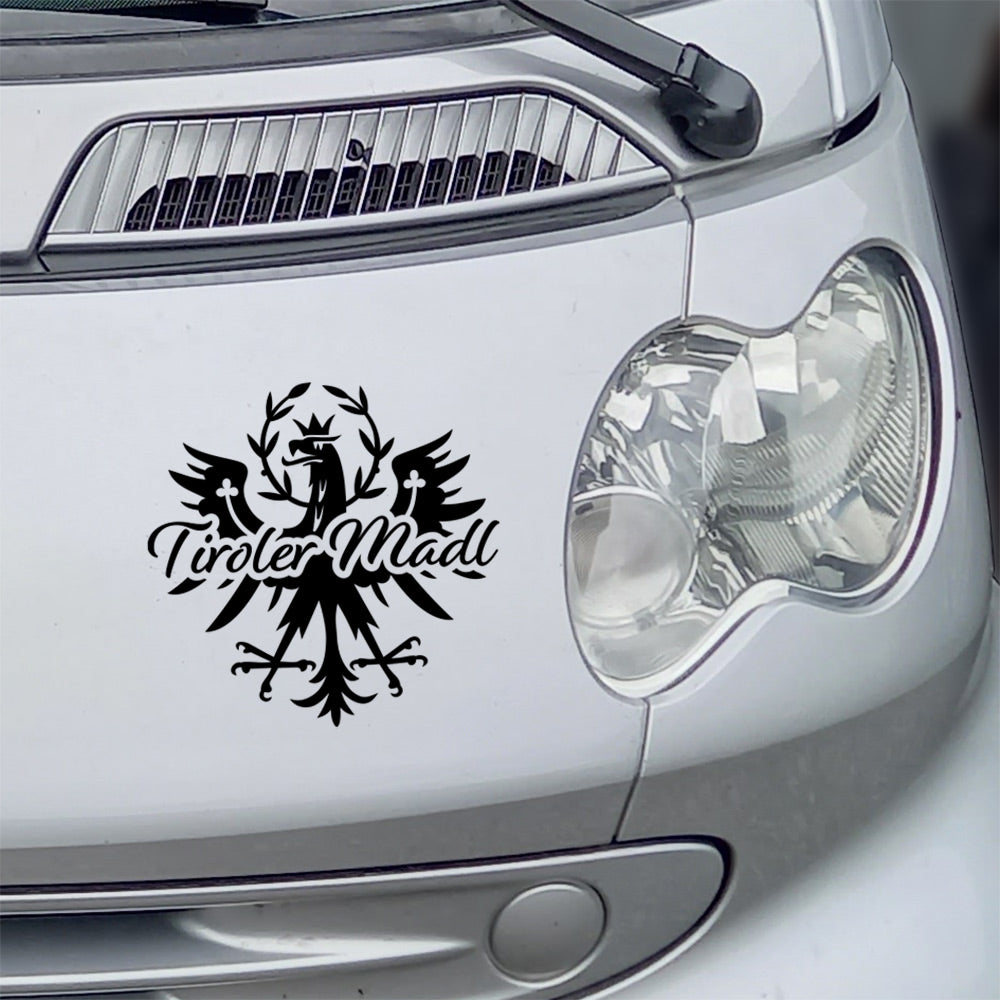 A liab´s Tiroler Madl Autoaufkleber