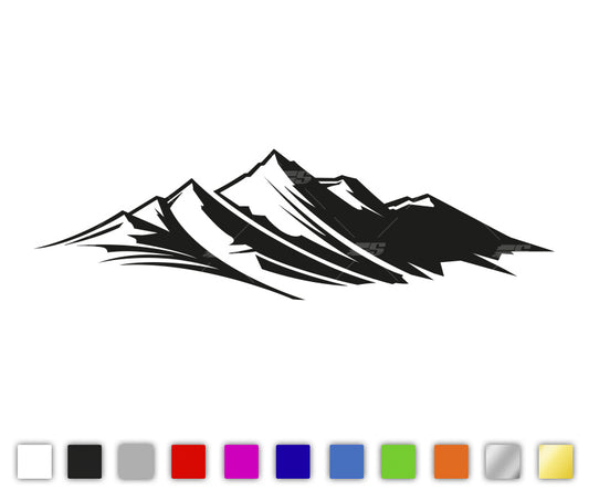 Berge Autosticker