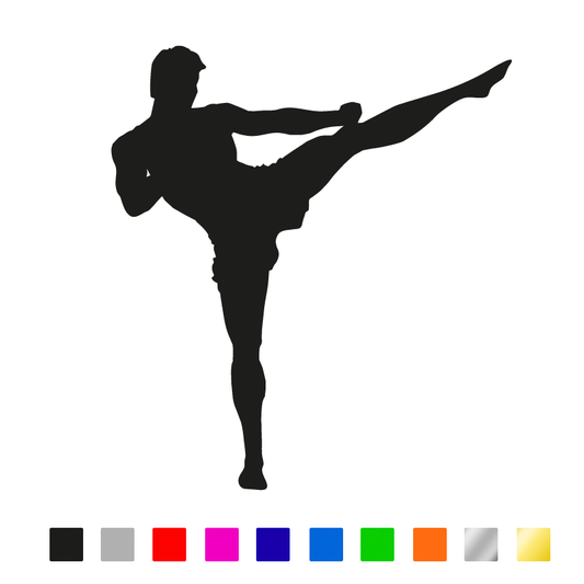 Thaiboxen Autosticker