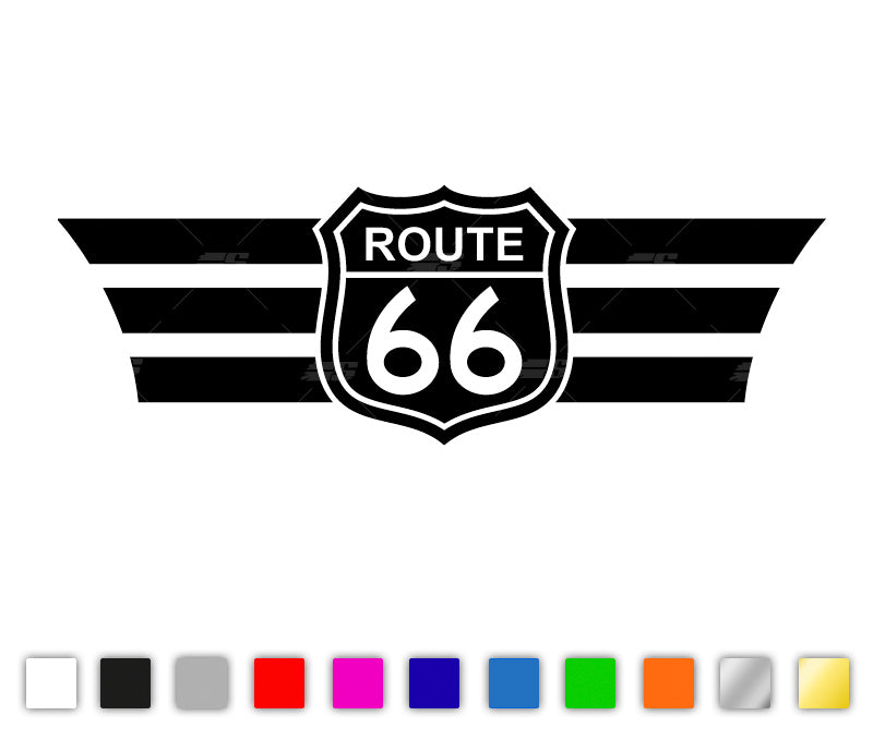 Route 66 Autosticker