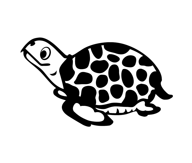 Schildkröte Autosticker