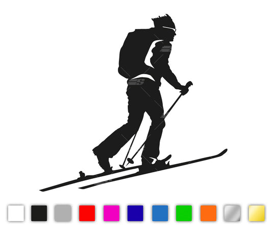 Skitourengeher Autosticker