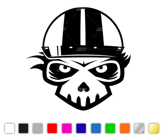 Skull racer Autosticker
