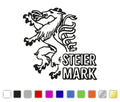 Steirischer Panther mit Schriftzug Steiermark Autosticker