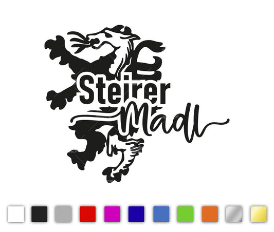 Steirer Madl Autosticker