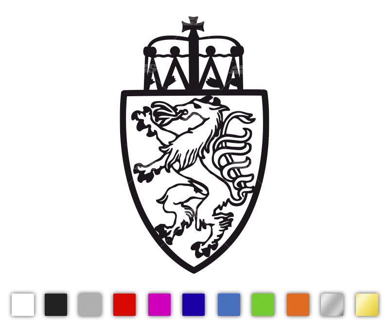 Steiermark Wappen Wunschfarbe Autosticker