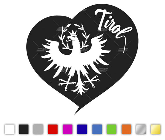 Tirol Liebe KFZ-Aufkleber
