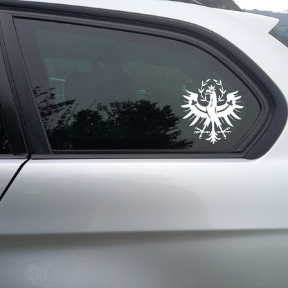 Tiroler Adler weiß Autosticker