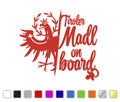 Tiroler Madl on board Autosticker