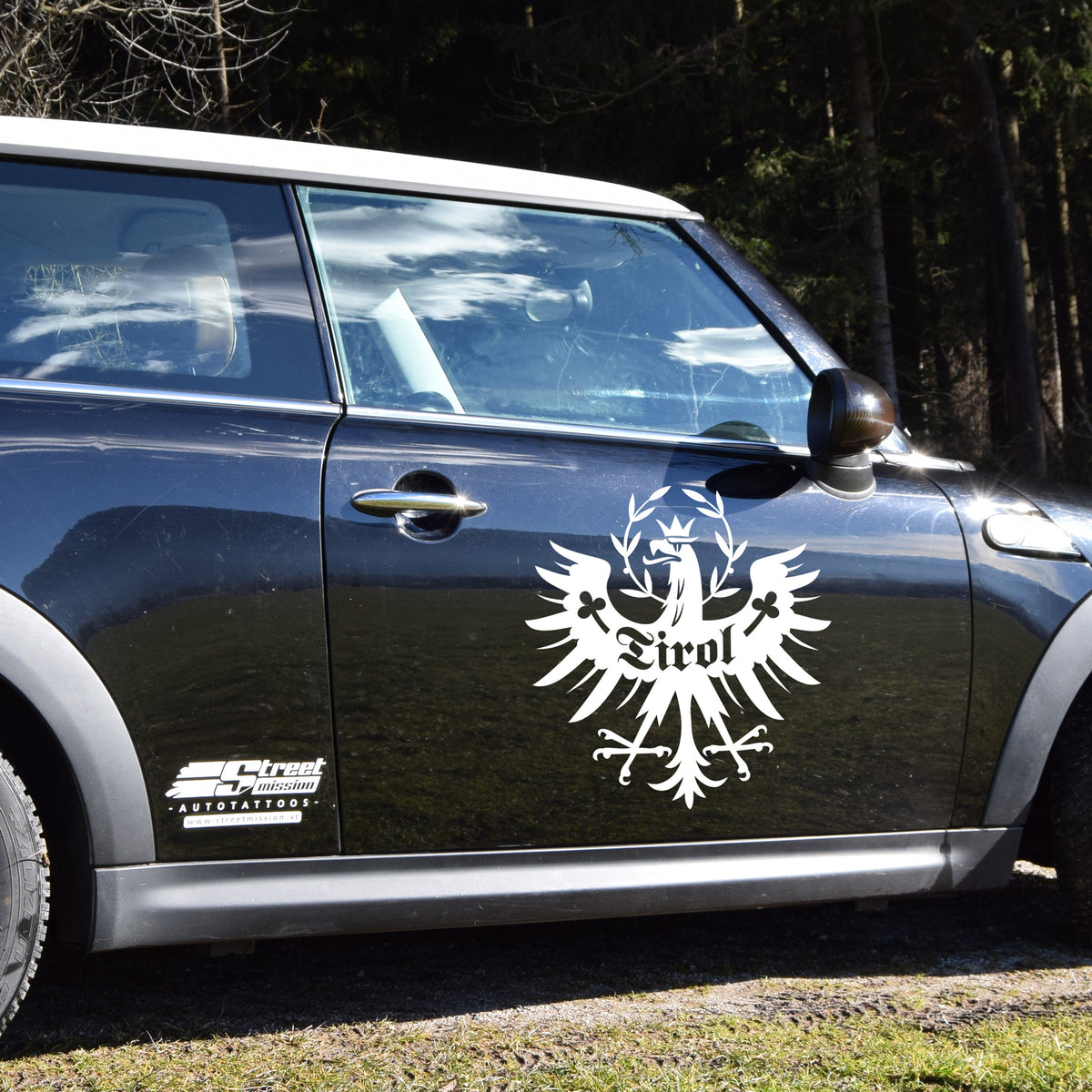 Tiroler Adler kompakt KFZ-Aufkleber