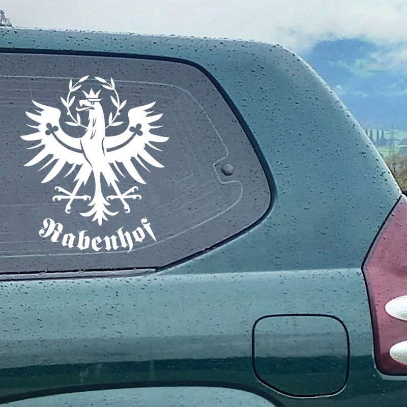 Tiroler Adler Autosticker mit Wunschtext