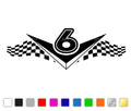 V6 Autosticker