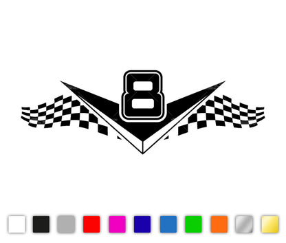 V8 Autosticker