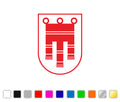Vorarlberg Wappen Autosticker