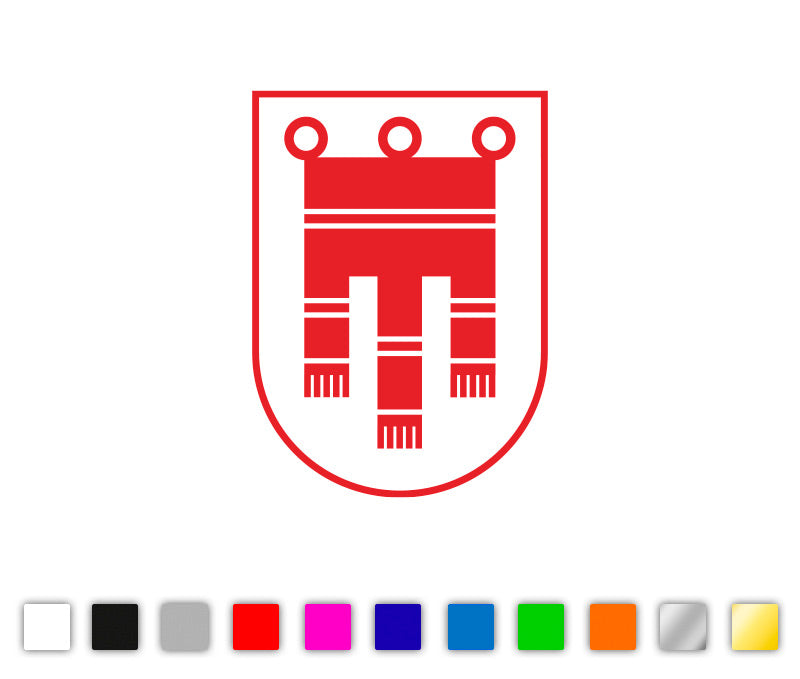 Vorarlberg Wappen Autosticker