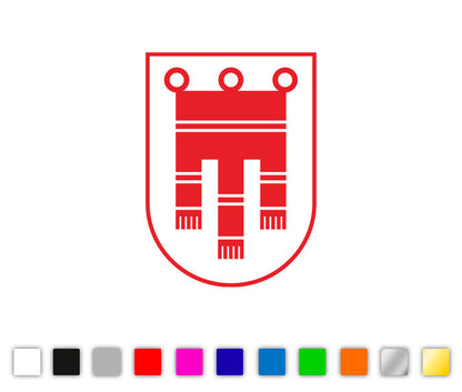 Vorarlberg Wappen Autosticker