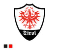 Tiroler Adler mit Schild rot schwarz Autosticker