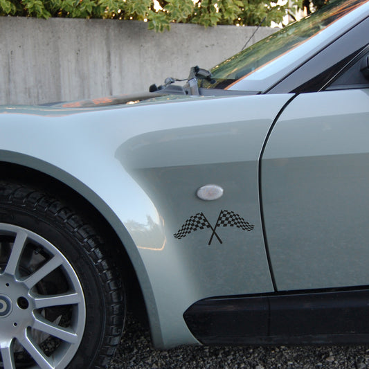 Zielflaggen Autosticker