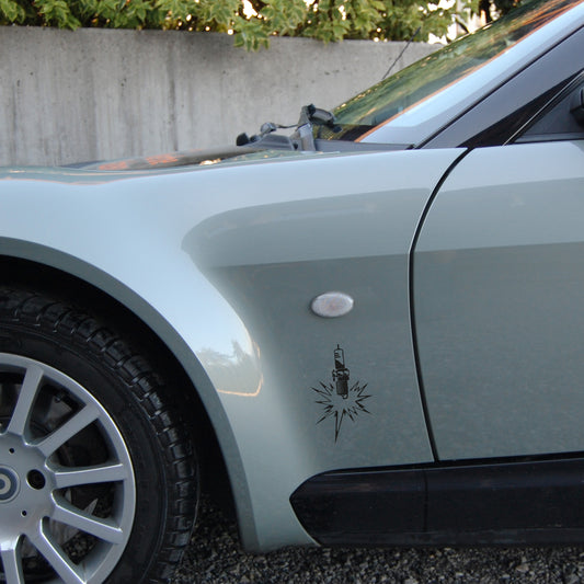 Zündkerze Autosticker