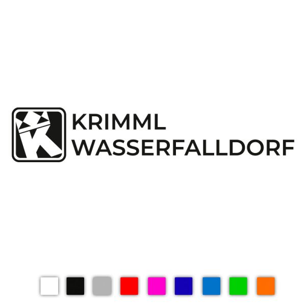 Krimml Wasserfalldorf Autosticker